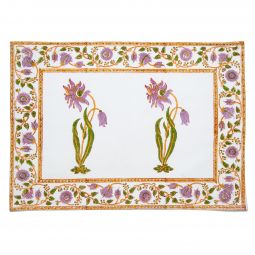 Florence Placemat - Lilac/Green (Set of 2)
